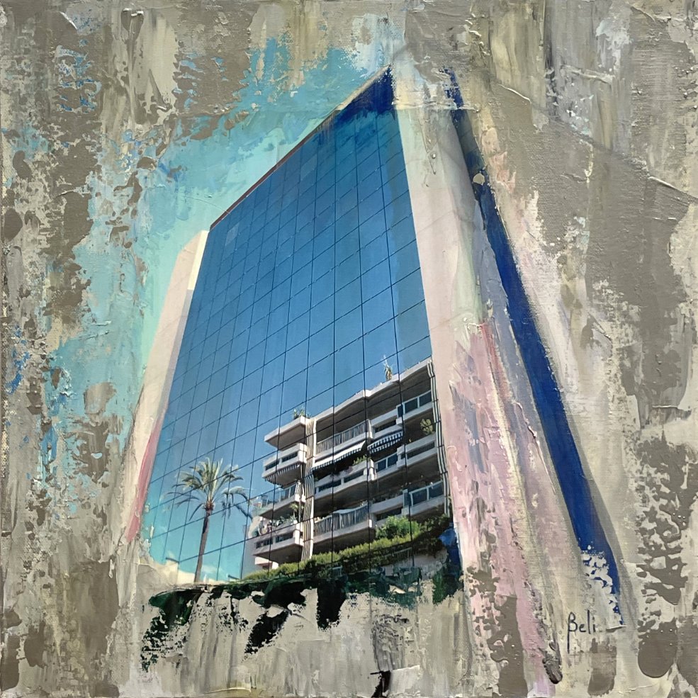Toile "REFLET DU SHANGRI-LA" © Belinda BUSSOTTI