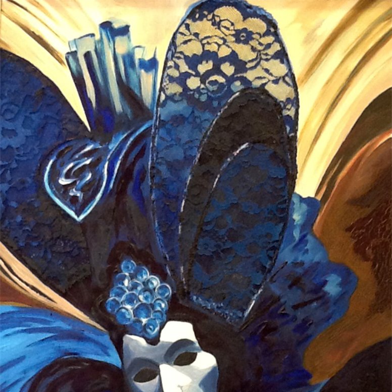 1993 Masque vénitien 51x41 © Belinda BUSSOTTI