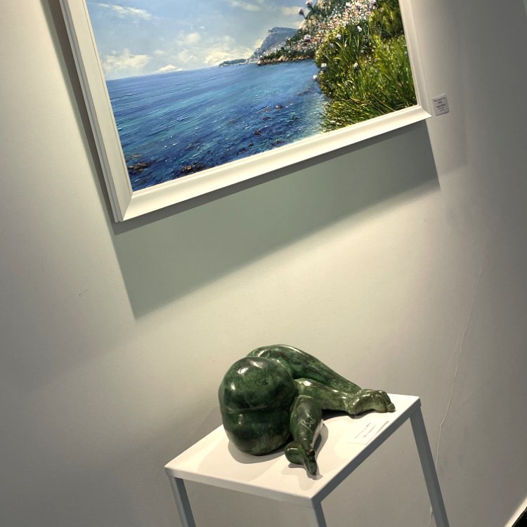 "Emmie" et "Monaco depuis le cap Martin" de Delphine Lanzara © Belinda BUSSOTTI